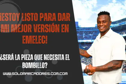 José Angulo habló claro antes de su debut con Emelec