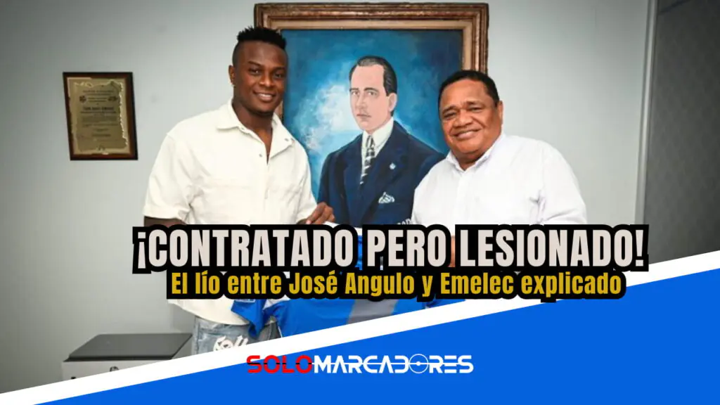 ¿José Angulo jugará en Emelec? El conflicto que sacude al fútbol ecuatoriano