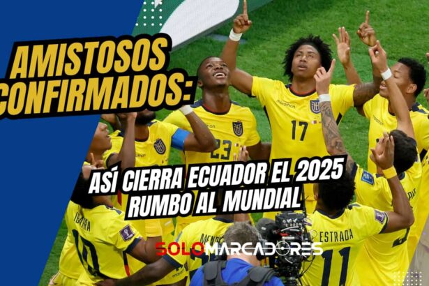 ¡Fin de año a puro fútbol! La selección de Ecuador cierra el 2025 con cuatro amistosos internacionales