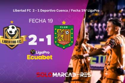 Libertad venció a Deportivo Cuenca y trepan en la tabla