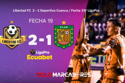 Libertad venció a Deportivo Cuenca y trepan en la tabla