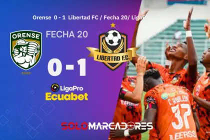 ¡Machala se quedó sin fiesta! Libertad venció a Orense y revive en la lucha por el título