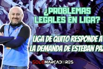 Liga de Quito confirma la demanda de Esteban Paz al club