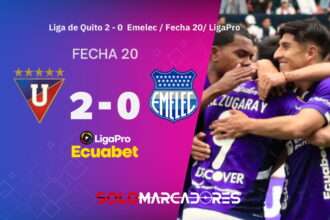 Liga de Quito le gana a Emelec y no pierde de vista al líder