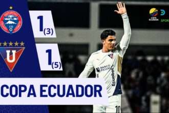 Copa Ecuador 2025:  Liga de Quito le ganó a Olmedo por penales y clasificó a octavos