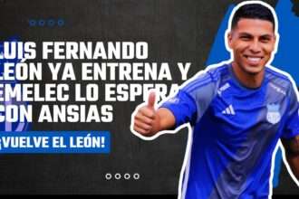 Luis Fernando León ya entrena y Emelec lo espera con ansias