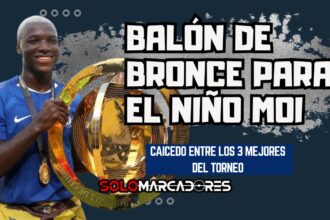 Moisés Caicedo recibió uno de los premios más importantes del Mundial de Clubes