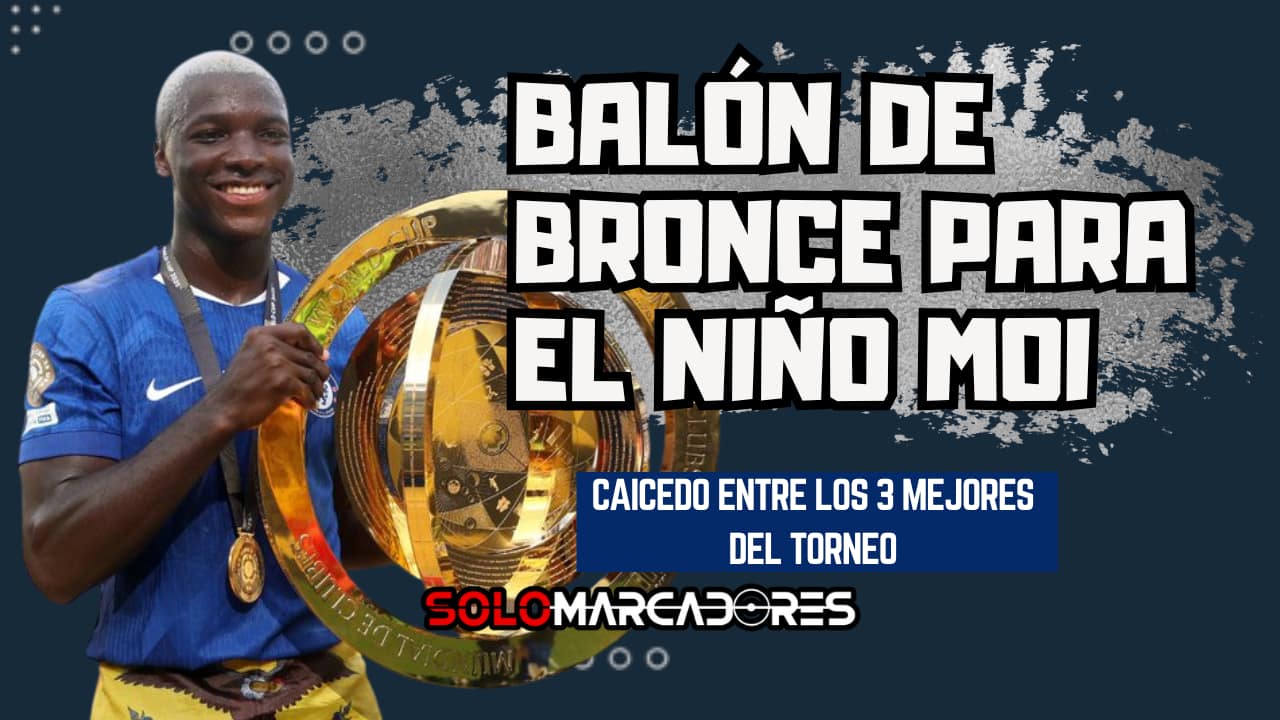 Moisés Caicedo recibió uno de los premios más importantes del Mundial de Clubes