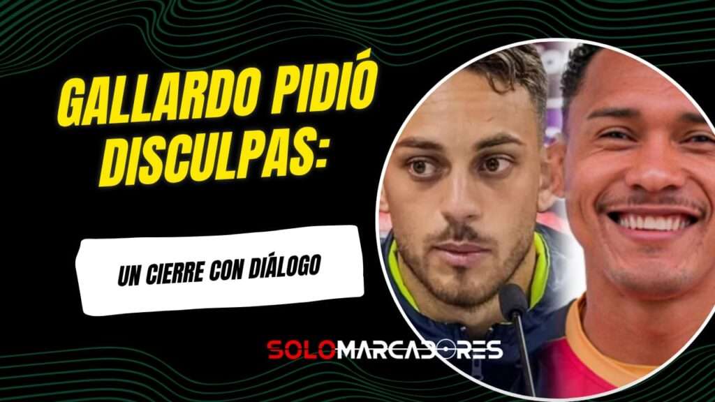 Nahuel Gallardo se disculpa con Eddie Guevara tras acusación de insultos racistas