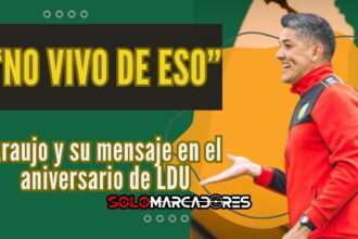 Norberto Araujo rompe el silencio en el aniversario copero de LDU: “No miro el tema de fechas”