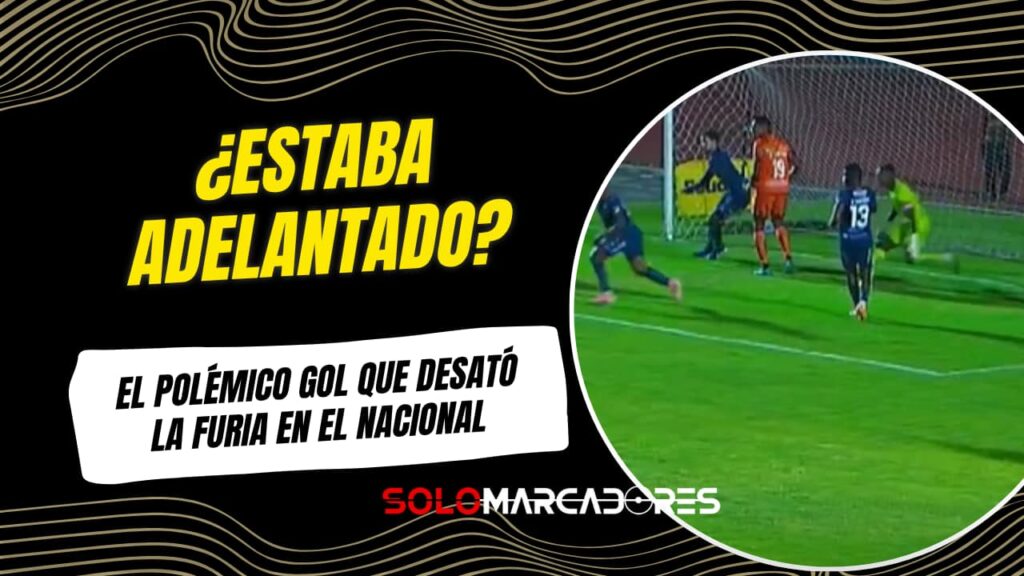 ¿Estaba adelantado? Polémico gol para el empate de Libertad ante El Nacional