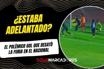 ¿Estaba adelantado? Polémico gol para el empate de Libertad ante El Nacional