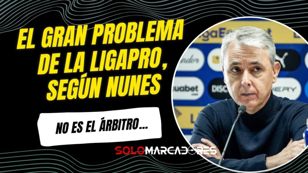 ¿Por qué Tiago Nunes dice que el 'mayor mal' de la LigaPro no es el arbitraje? Esto reveló tras el empate de Liga de Quito