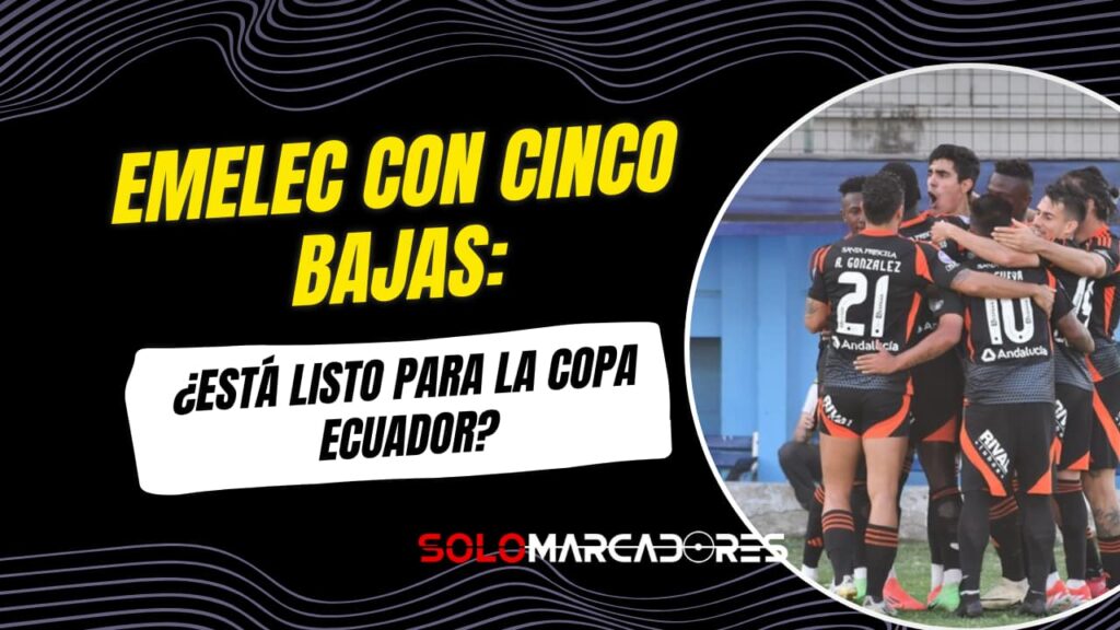Guillermo Duró y la Copa Ecuador: “Nosotros lo vamos a tomar con seriedad” 2 ¿Qué pasa con Emelec en la Copa Ecuador? El respaldo a Duró, las bajas y la ilusión de avanzar