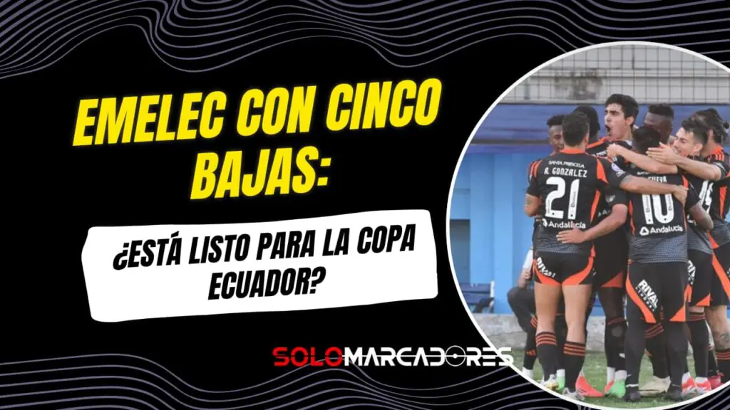 Guillermo Duró y la Copa Ecuador: “Nosotros lo vamos a tomar con seriedad” 2 ¿Qué pasa con Emelec en la Copa Ecuador? El respaldo a Duró, las bajas y la ilusión de avanzar