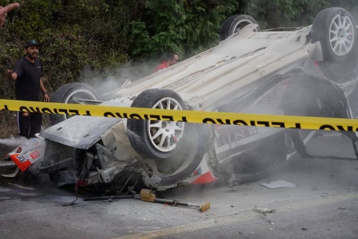Fatal accidente en la Vuelta Automovilística al Ecuador