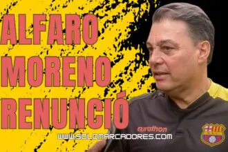 ¡Renunció Alfaro Moreno! El exdirectivo deja Barcelona SC en medio de rechazo de la hinchada