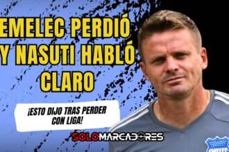 ¿Seguirá Cristian Nasuti al frente de Emelec? Así reaccionó tras la dura caída ante Liga de Quito
