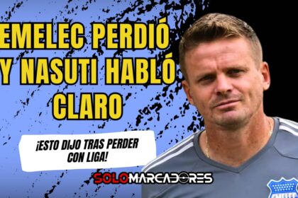 ¿Seguirá Cristian Nasuti al frente de Emelec? Así reaccionó tras la dura caída ante Liga de Quito