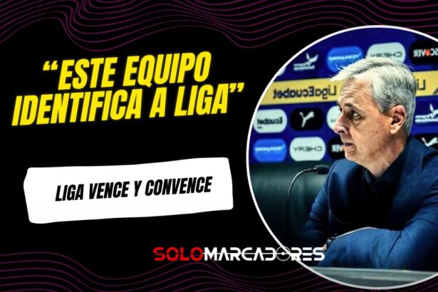 Tiago Nunes celebró el triunfo ante Emelec: "Este equipo representa la identidad de Liga"