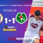 Empate con sabor a nada: Vinotinto y Mushuc Runa no levantan cabeza en la LigaPro 4 Empate con sabor a nada: Vinotinto y Mushuc Runa no levantan cabeza en la LigaPro