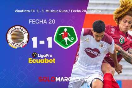 Empate con sabor a nada: Vinotinto y Mushuc Runa no levantan cabeza en la LigaPro