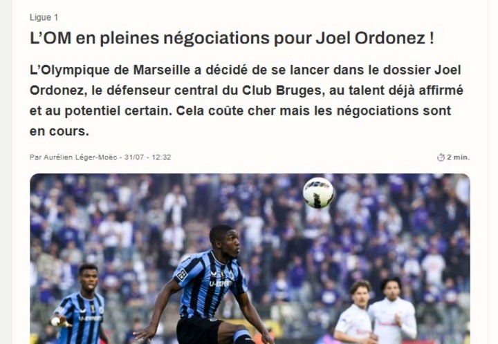 Francia habla de Joel Ordóñez: ¿será nuevo refuerzo del Olympique de Marsella? 3 Francia habla de Joel Ordóñez: ¿será nuevo refuerzo del Olympique de Marsella?