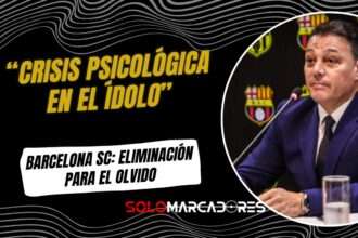"Hay un tema psicológico...": Alfaro Moreno habló del papelón de Barcelona SC en la Copa Ecuador
