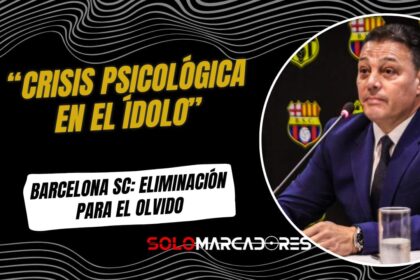 "Hay un tema psicológico...": Alfaro Moreno habló del papelón de Barcelona SC en la Copa Ecuador