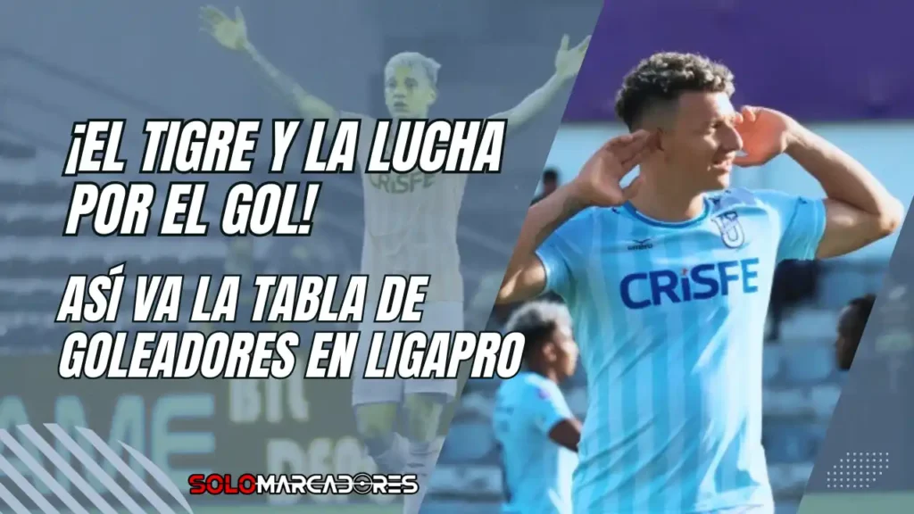 Así está la tabla de goleadores en la LigaPro