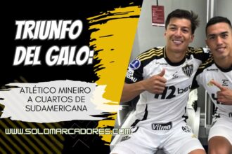 Atlético Mineiro de Alan Franco avanza a cuartos de final de la Sudamericana