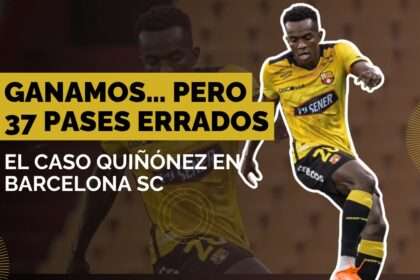 Barcelona SC gana, pero preocupa el bajo rendimiento de Jhonny Quiñónez