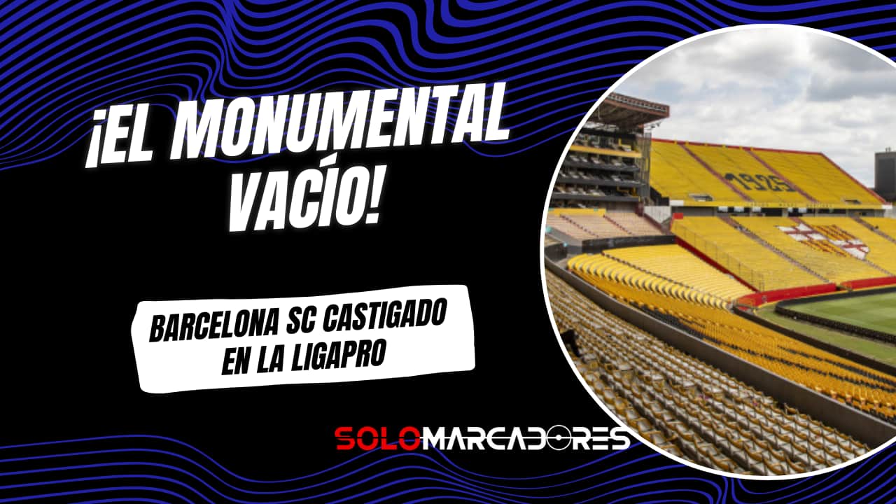 Barcelona SC jugará sin hinchada su próximo partido de local