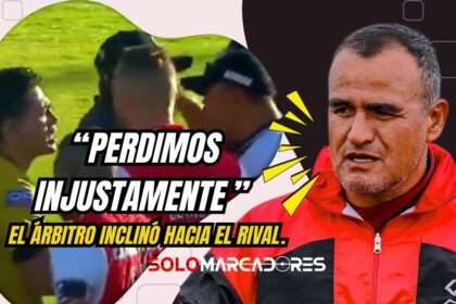 Caliente protesta de Técnico Universitario contra el arbitraje en la caída ante Emelec