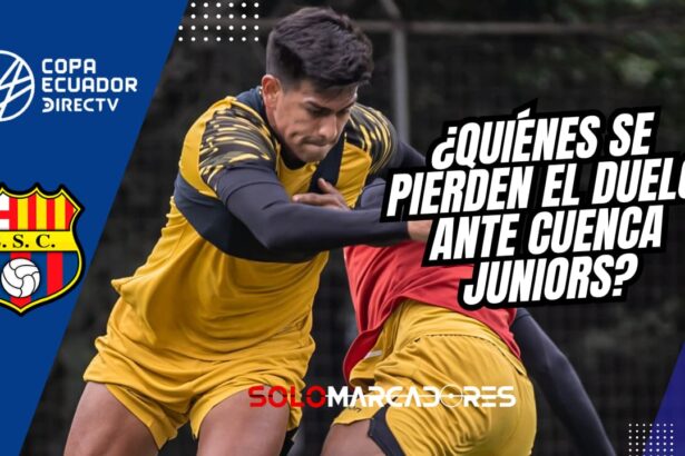 Convocatoria de Barcelona SC: bajas importantes frente a Cuenca Juniors