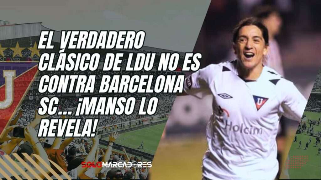 Damián “Piojo” Manso debutó en Quito como comentarista deportivo 24 Damián Manso destapa el verdadero clásico de LDU