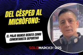 Damián “Piojo” Manso debutó en Quito como comentarista deportivo