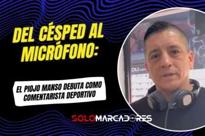 Damián “Piojo” Manso debutó en Quito como comentarista deportivo