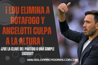 Liga de Quito eliminó a Botafogo y Davide Ancelotti culpó a la altura: ¿excusa o realidad del fútbol ecuatoriano?