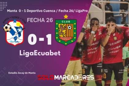 Deportivo Cuenca le gana a Manta y se mete en la pelea por el hexagonal final