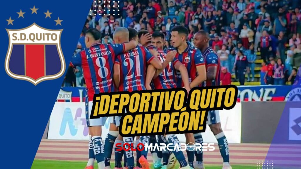 Fiesta azulgrana en el Atahualpa: ¡Deportivo Quito ganó la Segunda Categoría de Pichincha!