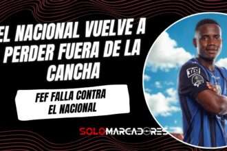 El Nacional pierde juicio contra ex futbolista de su cantera