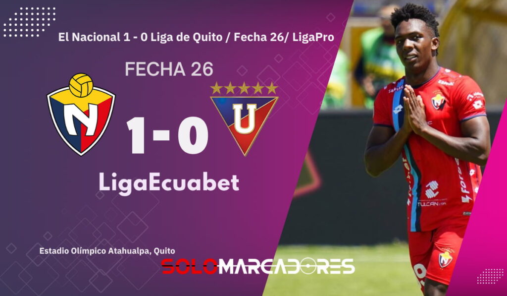 El Nacional triunfó ante LDU en el Atahualpa