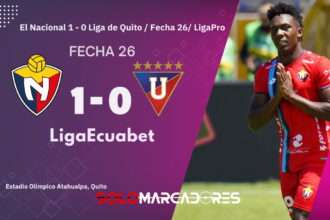 El Nacional triunfó ante LDU en el Atahualpa