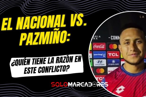 El comunicado de El Nacional sobre Darío Pazmiño: ¿Sigue siendo jugador del club?