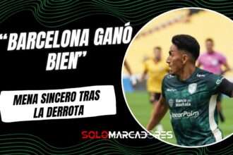 El duro análisis de Ángel Mena tras caer ante Barcelona SC: “Nos ganaron bien”