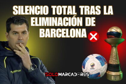 El duro silencio de Ismael Rescalvo tras la eliminación de Barcelona en Copa Ecuador