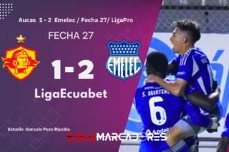 Emelec sorprende en Quito: triunfo ante Aucas y esperanza en LigaPro