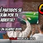 Fecha 24 de la LigaPro 2025: Descubre qué partidos podrás ver por TV abierta 3 Fecha 24 de la LigaPro 2025: Descubre qué partidos podrás ver por TV abierta