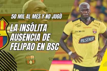 Felipe Caicedo y la insólita dolencia que lo dejó fuera de Barcelona SC